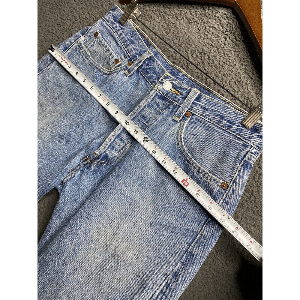 Vintage Y2K Levi's 501 Button Fly Denim Jeans (measured 32x34) Light Wash - Picture 8 of 16